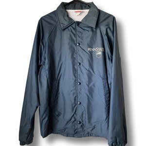 Vintage Hartwell Penn State Varsity Coach Style Snap Button Jacket